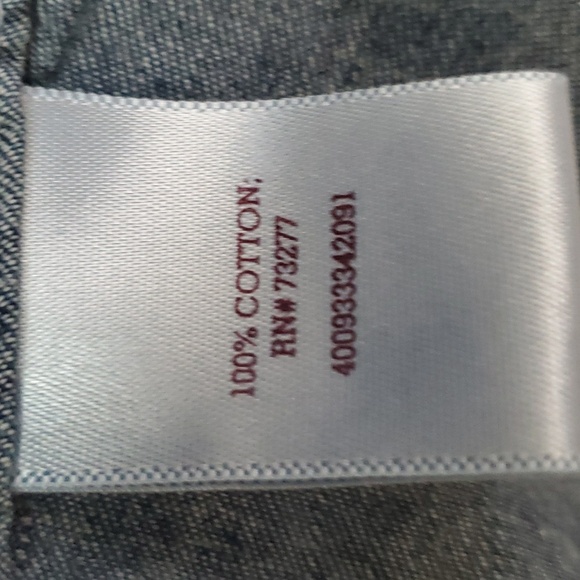 SO Blue Demin Button Up Shirt - Picture 8 of 10